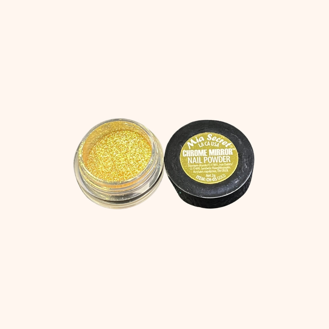Chrome Mirror Nail Powder CH-05 Gold Mia Secret
