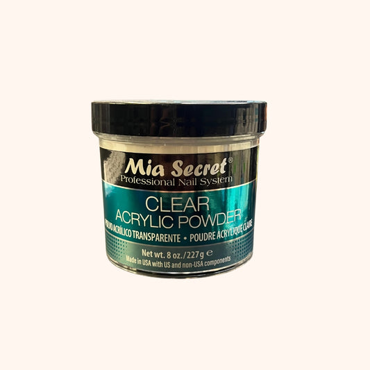 Clear Acrylic Powder Mia Secret