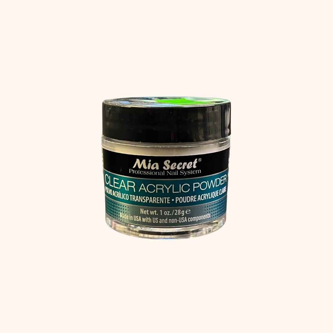 Clear Acrylic Powder Mia Secret 28g