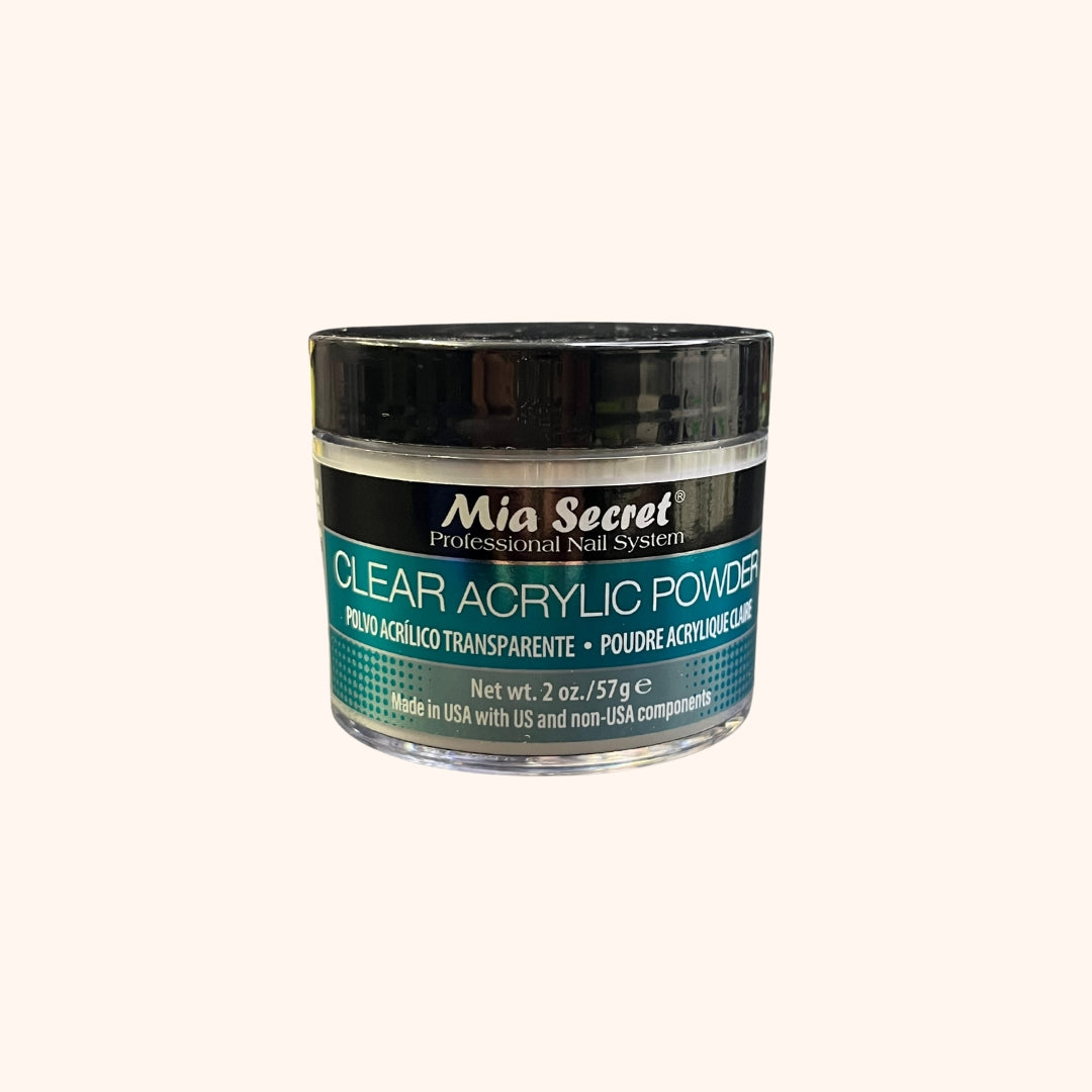 Clear Acrylic Powder Mia Secret 57g