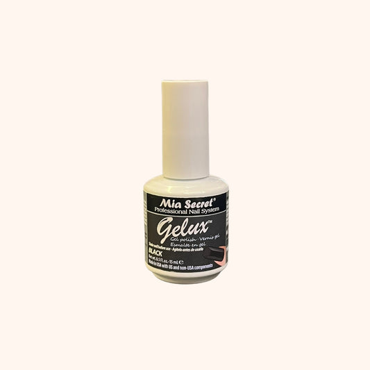 Gelux Black Mia Secret Nail Polish