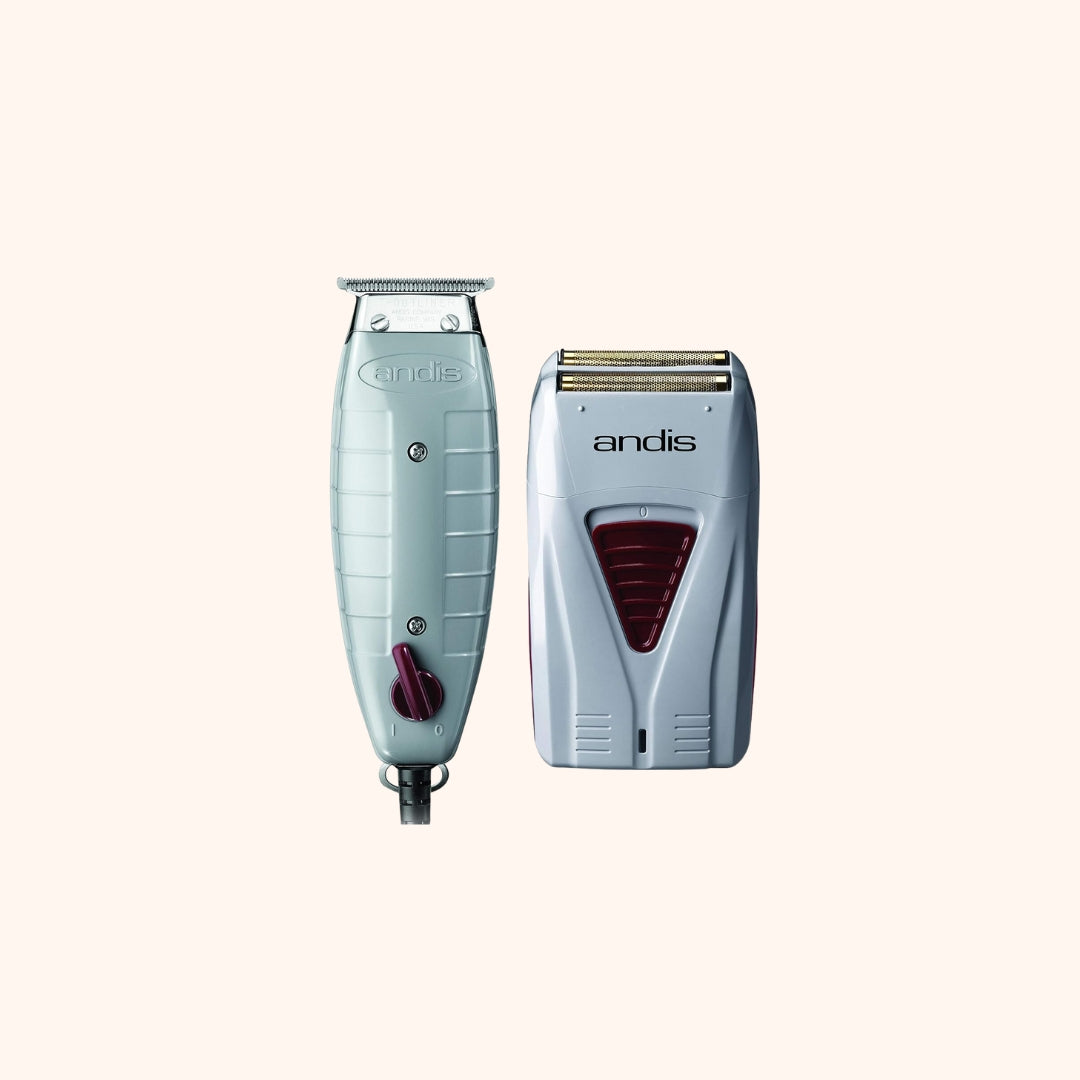 Finishing Combo Corded Trimmer Lithium shaver Silver Andis Professional