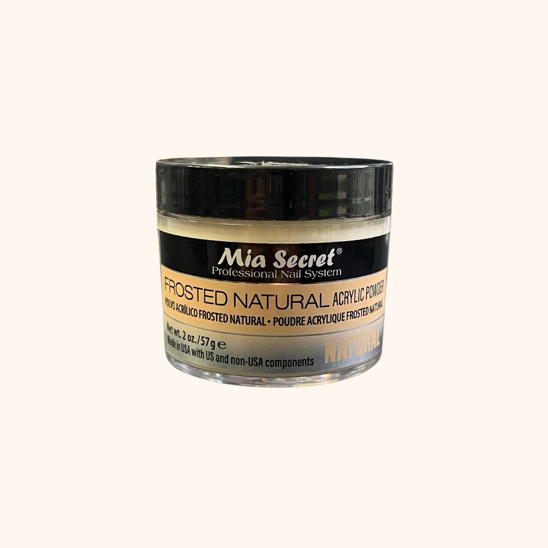 Frosted Natural Acrylic Powder Mia Secret 57g