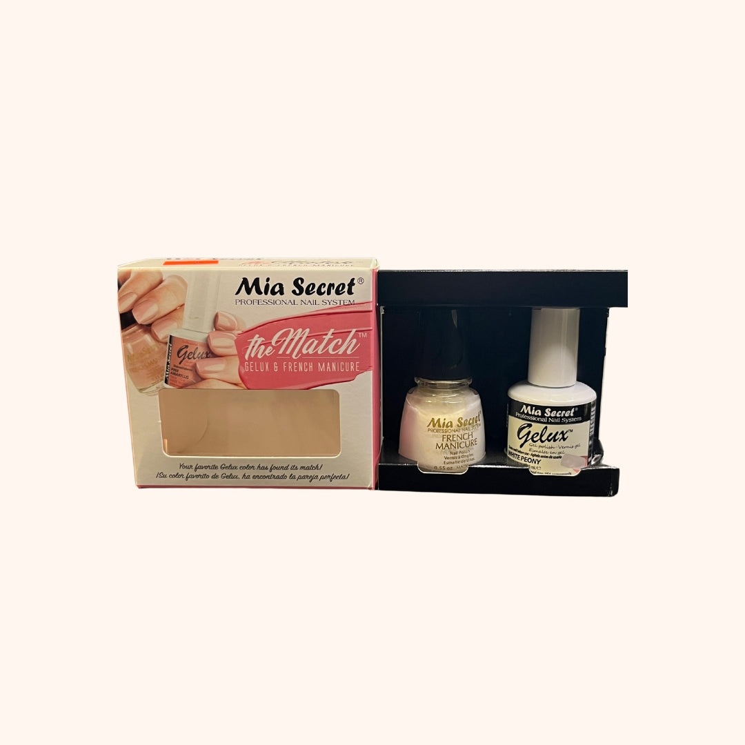 Gelux & Freach Manicure White 16 Mia Secret