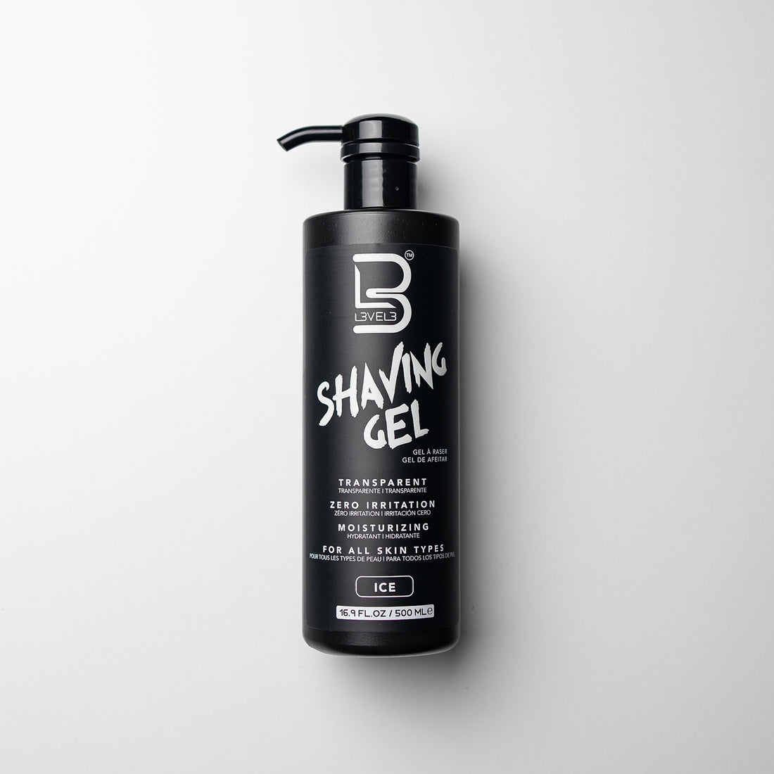 L3VEL3 Transparent Shaving Gel