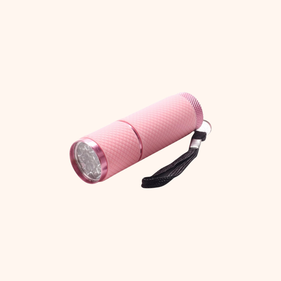 Linterna Rosa para Llaveros