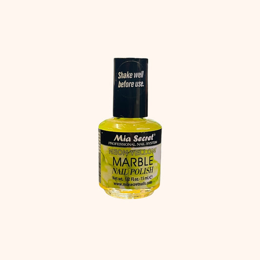Marble Nail Polish Neow Yellow Mp11 Mia Secret