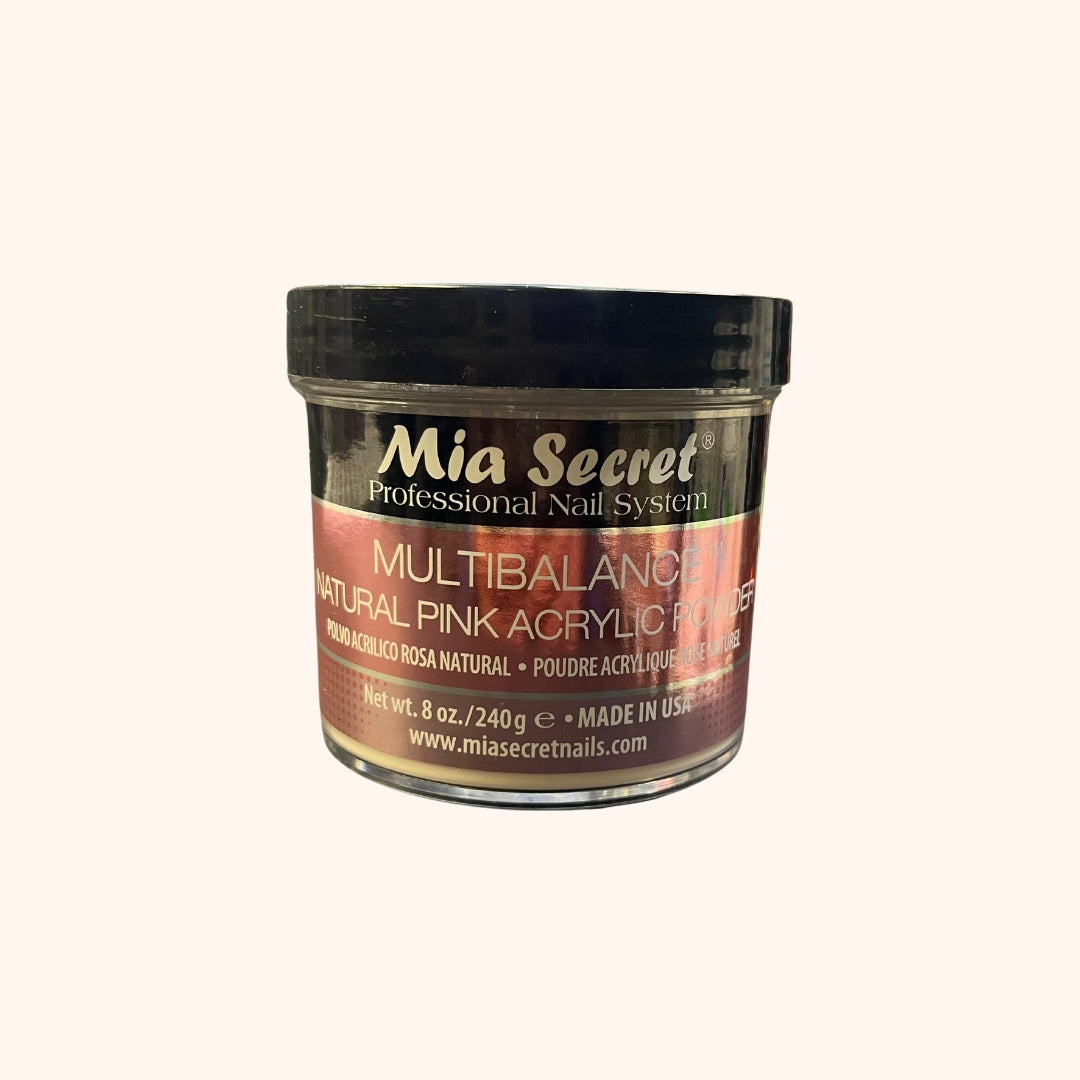 Multibalance Natural Pink Acrylic Powder Mia Secret 240g