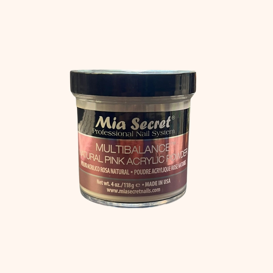 Multibalance Natural Pink Acrylic Powder Mia Secret 118g