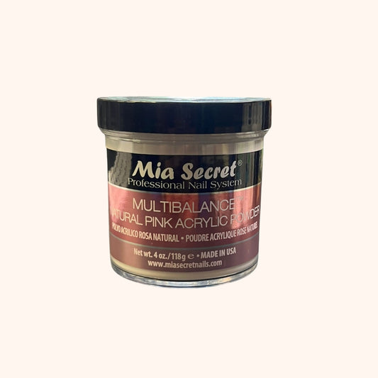 Multibalance Natural Pink Acrylic Powder Mia Secret 118g