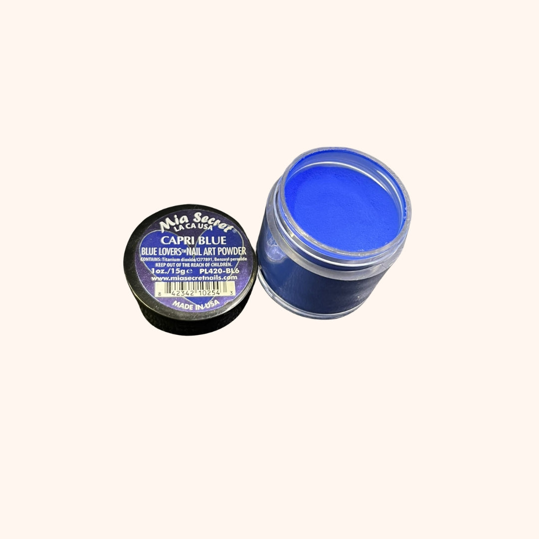 Nail Art Powder Capri Blue Mia Secret