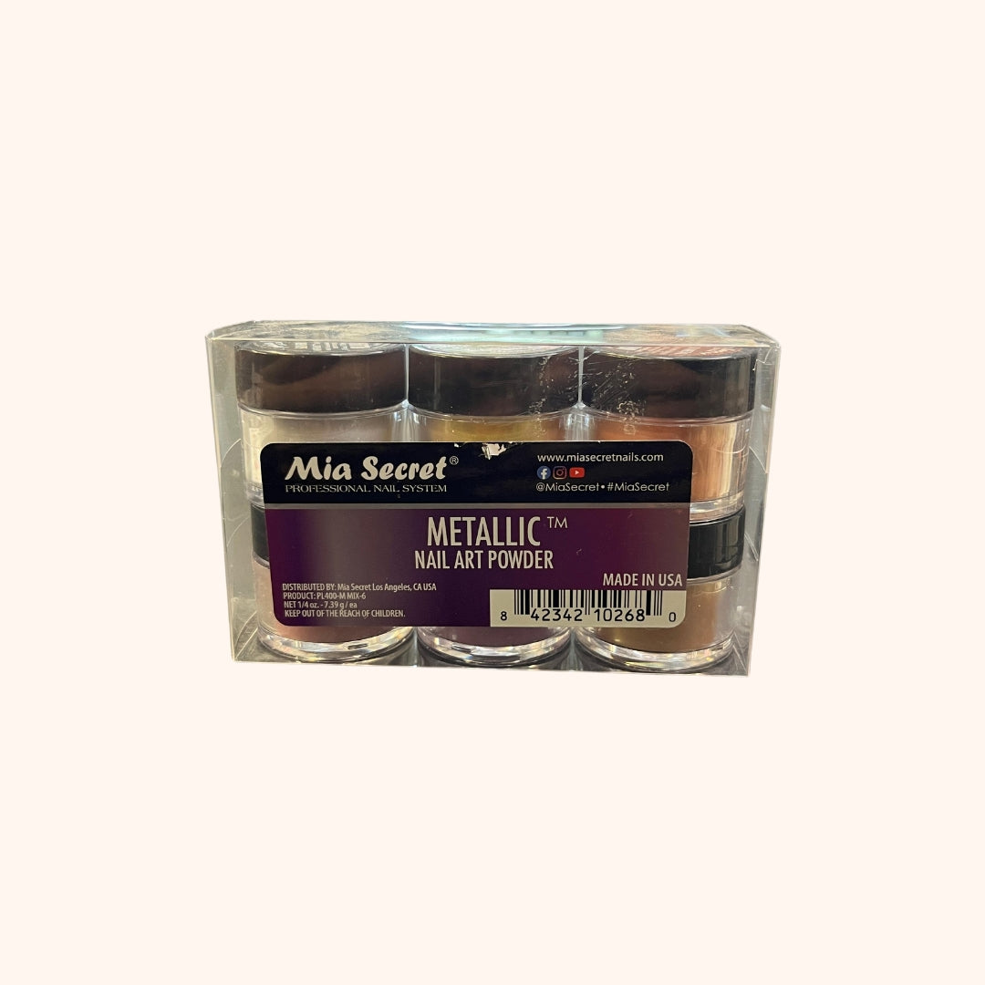 Nail Art Powder Metallic Mia Secret