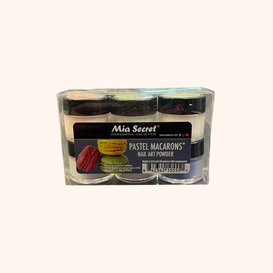 Nail Art Powder Pastel Macarons Mia Secret
