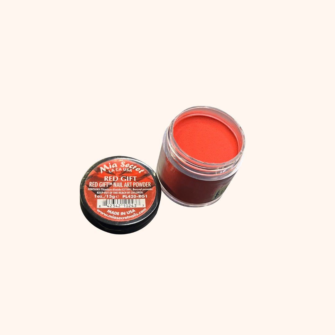 Nail Art Powder Red Gift Mia Secret