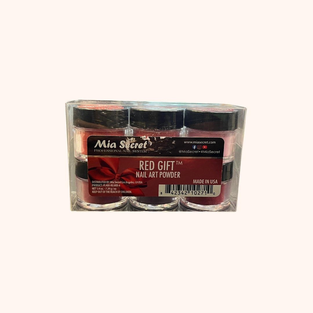 Nail Art Powder Red Gift Mia Secret