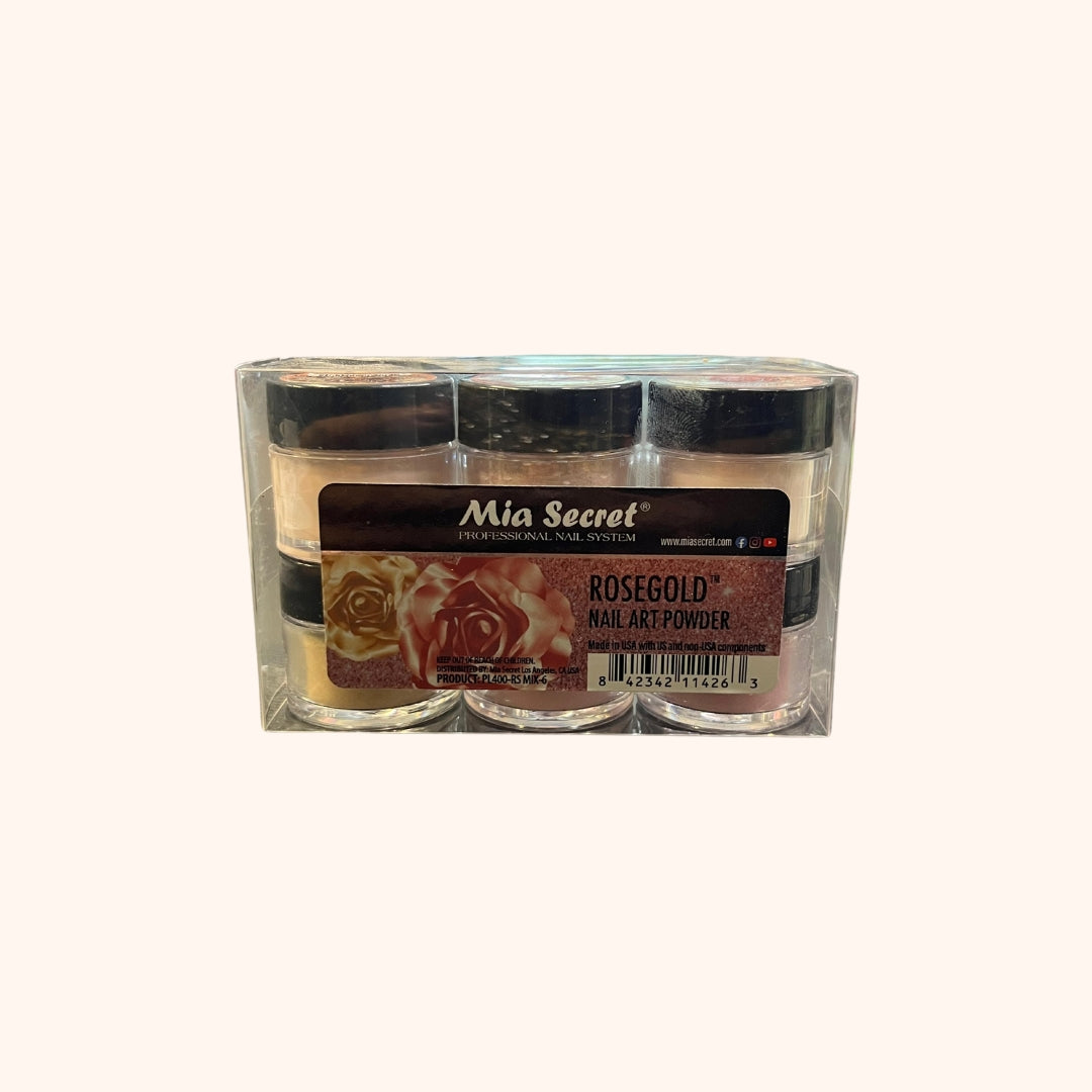 Nail Art Powder Rose Gold Mia Secret