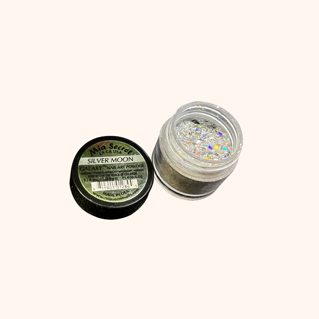 Nail Art Powder Silver Moon Mia Secret