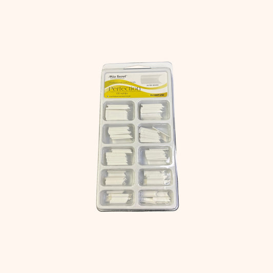 Perfection 100 Nail Tips Ultra White Mia Secret