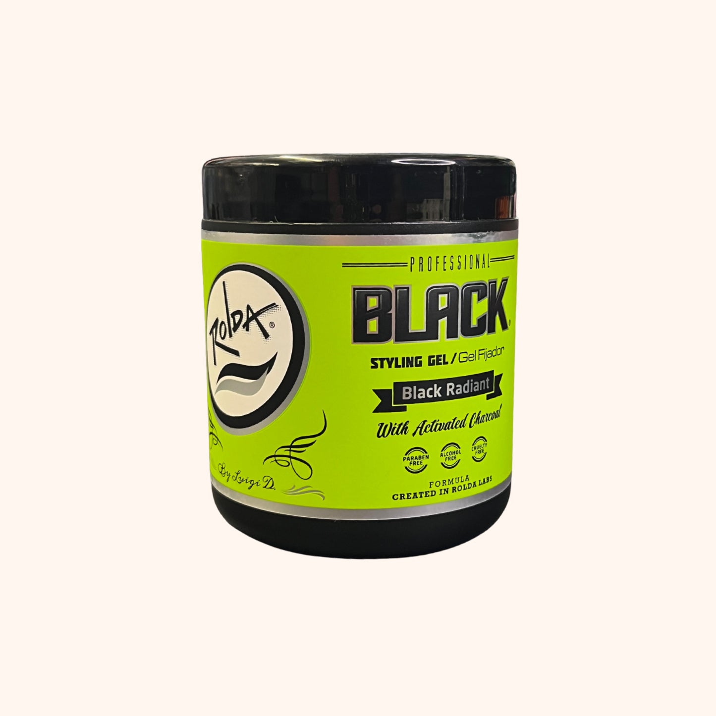 Styling Gel Black Radiant Rolda Professional
