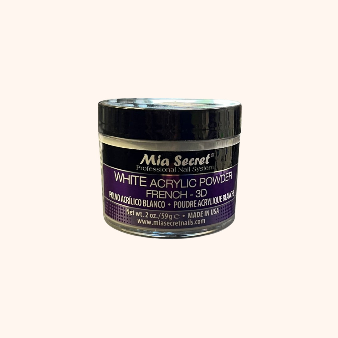 White Acrylic Powder French Mia Secret