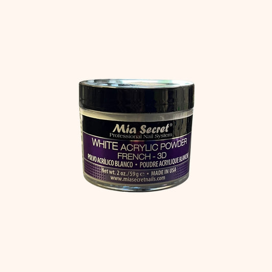 White Acrylic Powder French Mia Secret