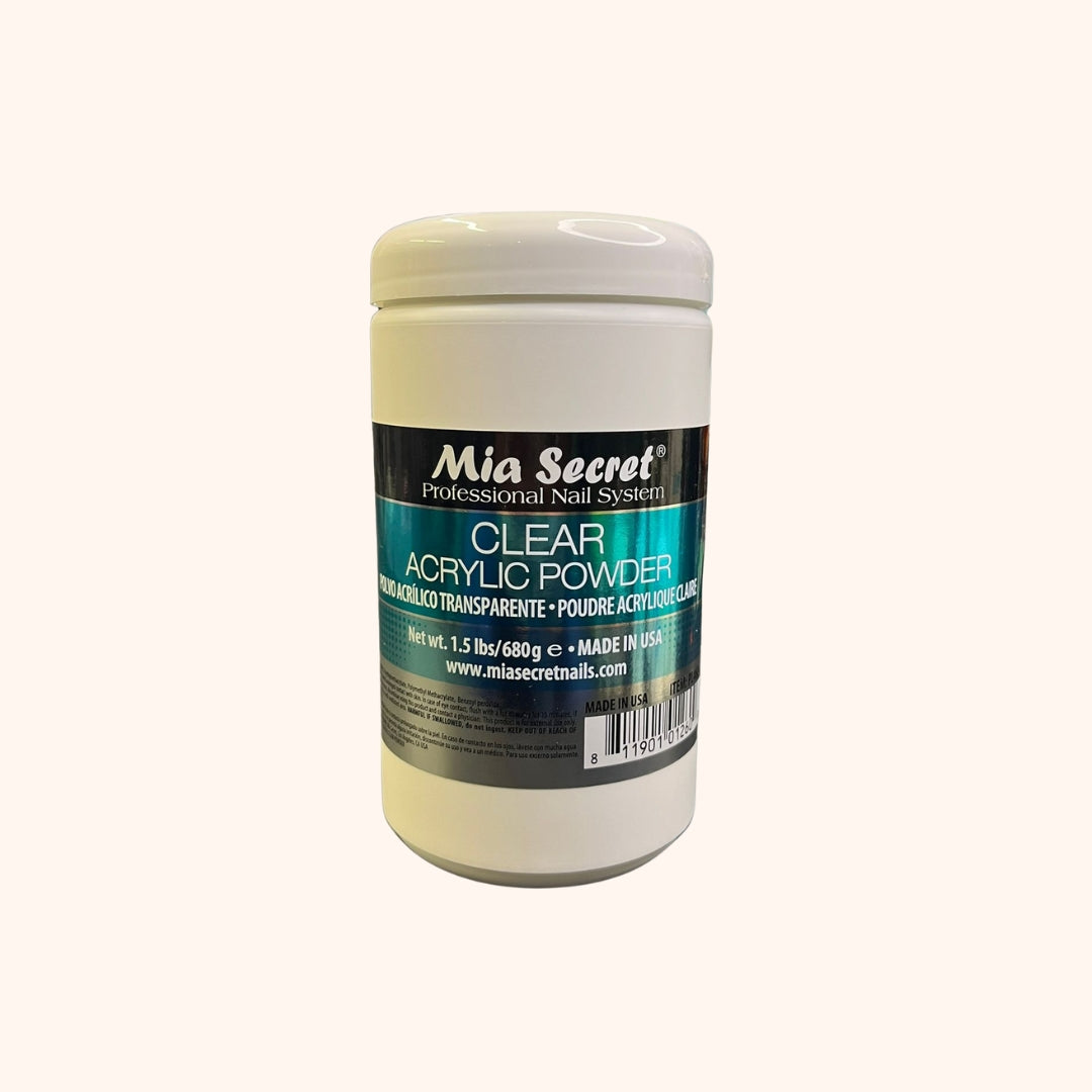 Clear Acrylic Powder Mia Secret 680g