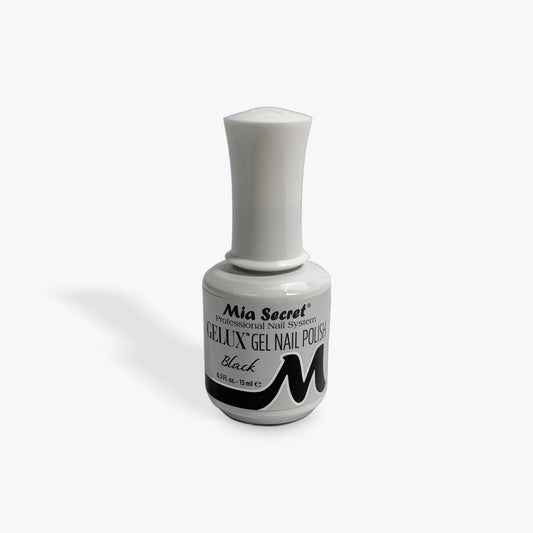 Gelux Black Mia Secret Nail Polish