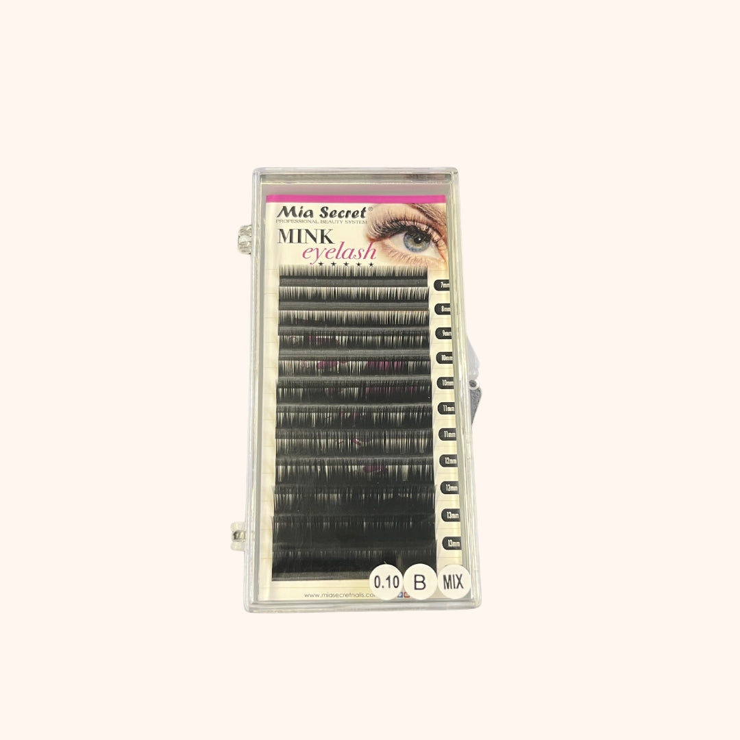 Extensiones para Pestañas Pelo a Pelo 0.10 B Mix Mia Secret