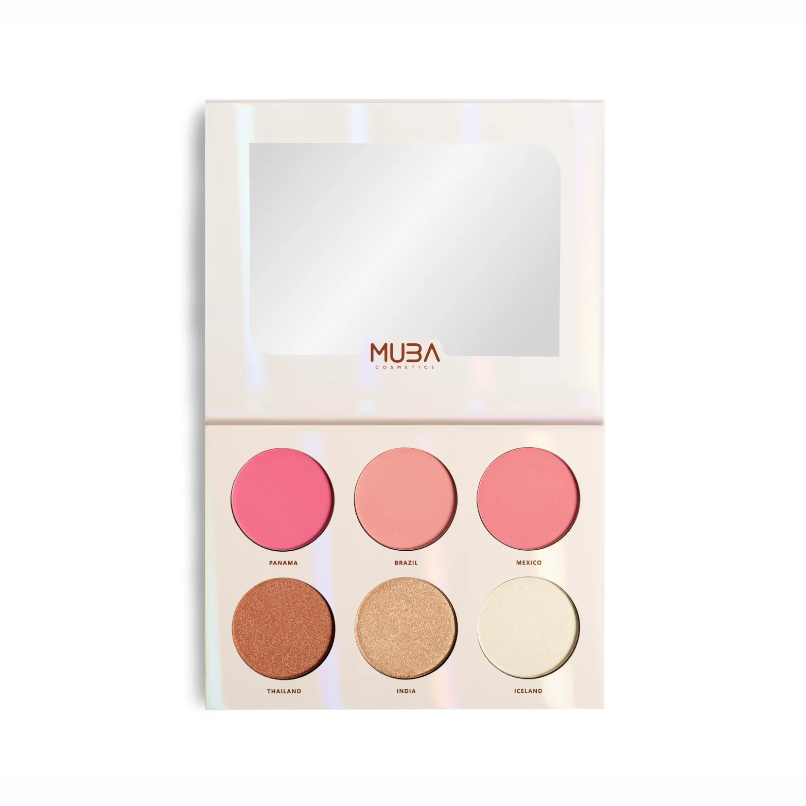 "Universal" Blush & Highlighter Palette