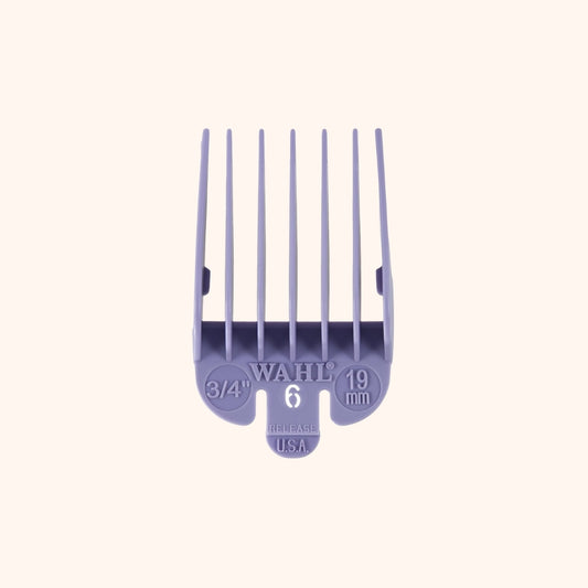 Color Coded Clipper Guide #6 Lila Wahl Profesional